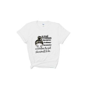 Real Woman Tee-White